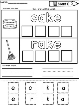 Long Vowel Worksheets by Dana's Wonderland | Teachers Pay Teachers