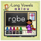 Long Vowels A E I O U Missing Letter Game | Interactive PowerPoint | Tablets