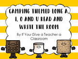 Long Vowels A I O and U with Silent E Read and Write the Room