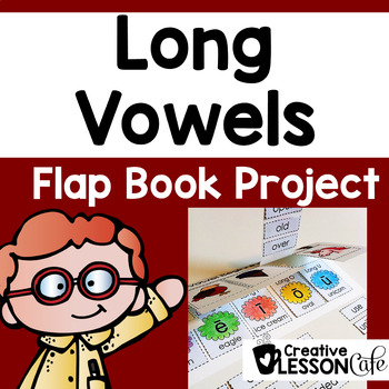 Preview of Long Vowels Flap Book | Second Grade Phonics | Cut and Paste Word Sort