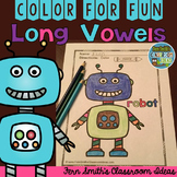 Long Vowels Coloring Page O is For Robot Freebie