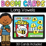 Long Vowels - Digital Task Cards - Boom Cards