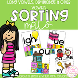 Long Vowels, Diphthongs and Other Vowel Sounds Sorting Mats