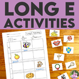 Long Vowels: LONG E Activities