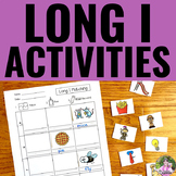 Long Vowels: LONG I Activities