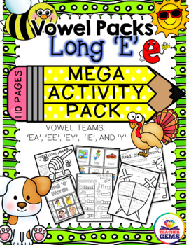 Preview of Long E Mega Activity Pack