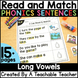 Long Vowels: Read & Match Sentences with Long Vowels