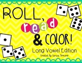 Long Vowels- Roll, Read, and Color