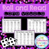 Long Vowels (Words and Nonsense Words) Roll and Read Games Bundle