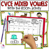 Long Vowels - CVCE - Magic E - Write the Room - Phonics Review
