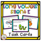 Long Vowels Silent E Task Cards