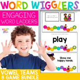 Long Vowels |Vowel Teams Word Ladders | Word Wigglers BUNDLE