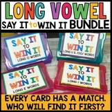 Long Vowels Words Game BUNDLE