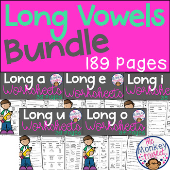 Long Vowel Worksheets By The Monkey Market 