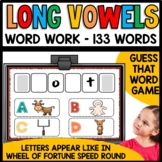 Long Vowel Word Work Game | Digital Word Work Early Finisher Game