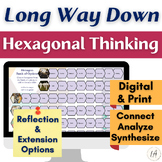 Long Way Down by Jason Reynolds Hexagonal Thinking Activit