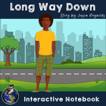 Preview of Long Way Down Interactive Notebook: Jason Reynolds