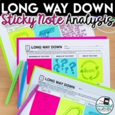 Long Way Down: Literary Analysis with Sticky Notes