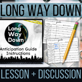 Long Way Down Pre-Reading Activity and Novel Introduction 