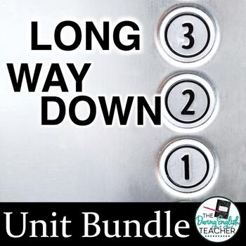 Preview of Long Way Down Unit - Novel intro, activities, symbolism analysis, test, & more
