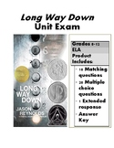 Long Way Down Unit Test & Answer Key