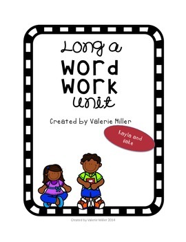 Preview of Long a Word Work Unit – Differentiated