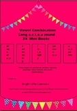 Long a,e,i,o,u sound Vowel Combination Mini Books- Set of 24