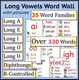 Phonics Word Wall: Long and R-Controlled Vowels