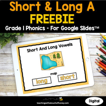 Preview of Long and Short Vowel A Phonics Activities | 1st Grade Phonics FREEBIE