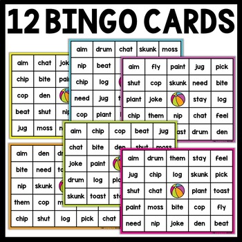 Long and Short Vowel BINGO by The Stay at Home Teacher - Kaitlyn Renfro