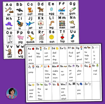 alphabet chart with pictures and more abc charts long and short vowel