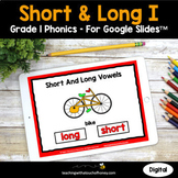 Long and Short Vowel I Phonics Activities | 1st Grade Phonics
