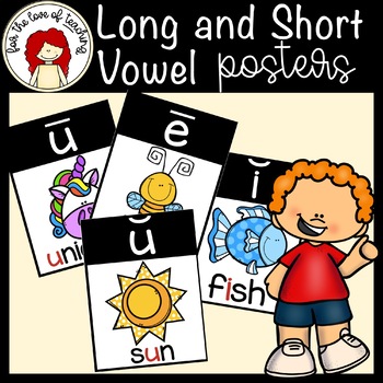 Preview of Long and Short Vowel Posters
