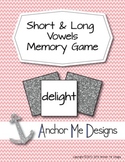 Long and Short Vowel Sounds Matching Memory Game