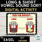 Long and Short Vowel Sounds Sorting Practice | EASEL Self-