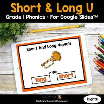Preview of Long and Short Vowel U Phonics Activities | 1st Grade Phonics