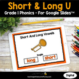 Long and Short Vowel U Phonics Activities | 1st Grade Phonics