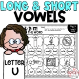 Long and Short Vowel Worksheets Letter U