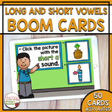 Long and Short Vowels Boom Cards 
