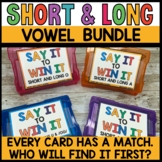 Long and Short Vowels Words Game BUNDLE