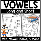 Long and Short Vowels Worksheets