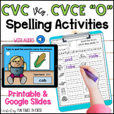 Long and Short o Vowel Activities | Print and Digital for 