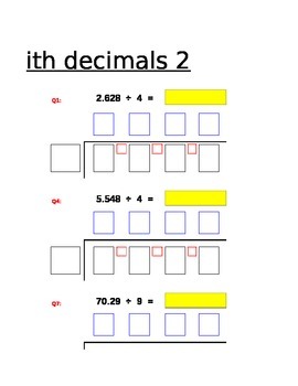 long division using the bus stop method by bernys math resources