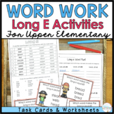 Long E Vowel Teams Word Work Print and Digital Activities