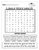 Long e Word Search