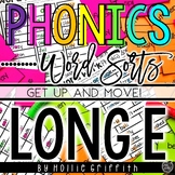 Long e Phonics Word Work FREEBIE | Get up and MOVE! Fluenc
