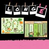 Long e game and poster:  ee - ea - e - y - ey - ei - ie