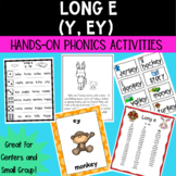 Long e (y, ey)  Hands-On Phonics Centers and Small Group A