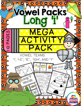 Preview of Long I Mega Activity Pack