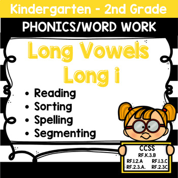 Preview of Long i Letter Pattern Practice/Word Work - No Prep Printables